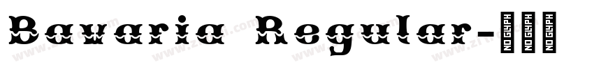 Bavaria Regular字体转换